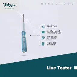 Hillgrove 2-in-1 Reversible Phillips Slotted Standard Screwdriver & Line Tester Combo, HGCM290M1 image 2