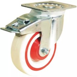 Guitel Hervieu Braked Swivel Castor Wheel 200 Kg Capacity 125 mm Wheel, 374966-image-90