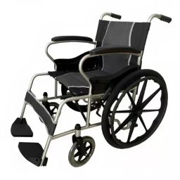 Karma Wheelchair, 17 inch Seat Width, Upto 110 Kg Weight Capcity, Ryder MWC-2-picture-48