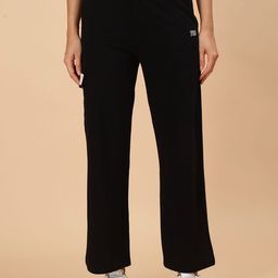 PRRODALITY Men Solid Mid-Rise Trousers-image-7