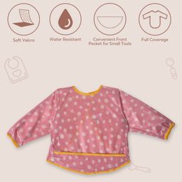 Mi Arcus Sweet Spring Feeding Bib- Peach-21