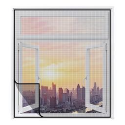 Classic Mosquito Net for Windows Pre Stitched Premium 120GSM Fiberglass Net with Self Adhesive Hook Tape - Black-6