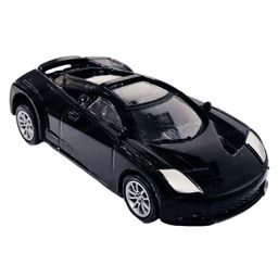 Bunie Realistic Small Size Die Cast Metal Car Pull Back Toy for Kids  Black-6