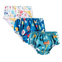 Chinmay Kids Waterproof Swim Diapers - Leakproof & Adjustable for Boys & Girls | Pack of 3 Fun Designs-19