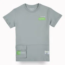 Gini and Jony Boys Typography Printed Round Neck Cotton T-shirt-picture-38