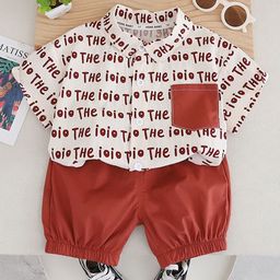 StyleCast x Revolte Boys Printed Pure Cotton Shirt With Shorts-image-50