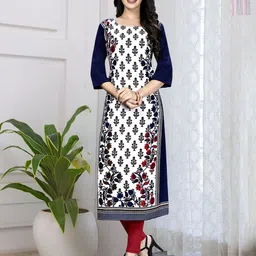 Anouk Rustic Women Pack of 2 Ethnic Motifs Printed Festive Straight Kurtas-image-90