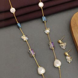 RACHANA FASHION Brass Gold-Plated Necklace-image-84