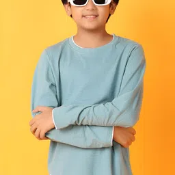 V-Mart Boys Solid Round Neck Cotton T-shirt-image-64