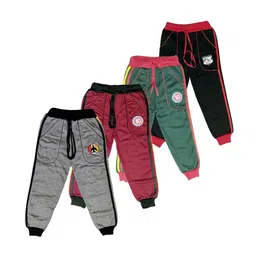 BAESD Boys Pack of 4 Mid-Rise Joggers-image-10