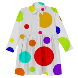 Anaario Print Organic Cotton A-Line Dress-picture-21