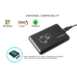 Team Office Plug and Play USB RFID Card Reader for Attendance and Access Control image 4