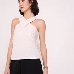 Annabelle by Pantaloons Halter Neck Cotton Wrap Top-picture-32