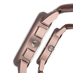 WM Men Brown & Peach-Coloured Analogue Watch DDWM-034 image 4