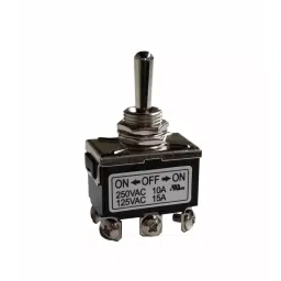 RS PRO Toggle Switch PCB Mount On-Off-On 10 A, 2066984-12