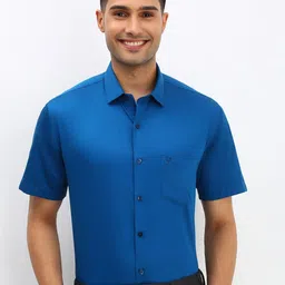 Allen Solly Men Solid Cotton Slim Fit Formal Shirt-image-30