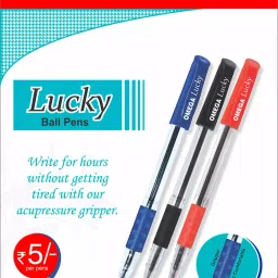 Omega Lucky Gripper Ball Pen Pack ( 5 pcs)-27