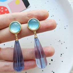 Just Lil Things Contemporary Shaped Drop Earrings-image-42