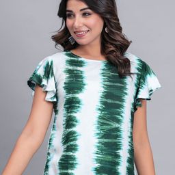 Bachuu Women Tie and Dye Flared Sleeve Top-picture-50