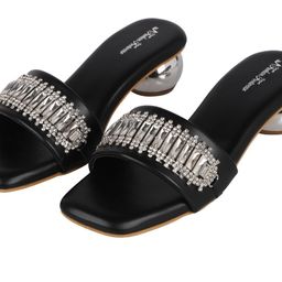 Solefoot Embellished Party Block Sandals-picture-7