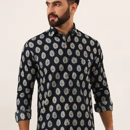 MILLENNIAL MEN Men Comfort Sheer Printed Casual Shirt-image-58