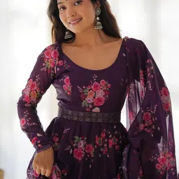 Raiyani Fashion Women Floral Printed Anarkali Kurta-picture-21