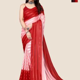 Moda Rapido Pack Of 2 Striped Satin Saree-image-70