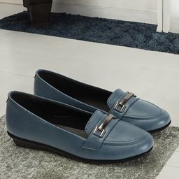 ELLE Women Buckle Detail Lightweight Loafers-14