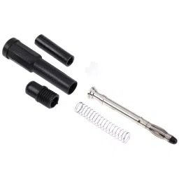RS PRO 4 mm Black Male Banana Plug-Solder Termination 1000V 20A, 2070868-5