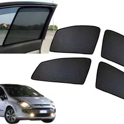 Auto Pearl Side Window Sun Shade Cover for Tata Harrier (Black)-image-80