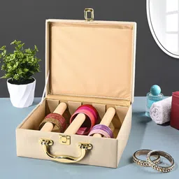Kuber Industries Beige Set of 2 Regular Jewellery Organiser Organisers-23