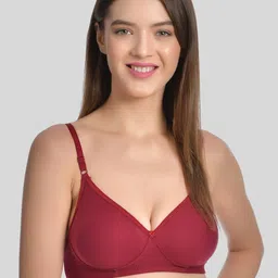 Aimly Seamless Medium Coverage All Day Comfort Non-Wired Non-Padded Cotton T-shirt Bra image 4