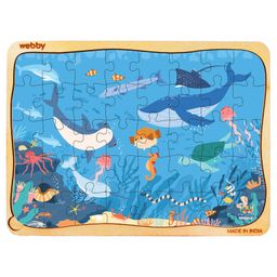 Lattice The Ocean Wooden Jigsaw Puzzle Mutlicolour - 40 Pieces-21