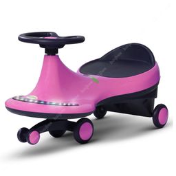 Baybee Trix Go Kids Ride on Magic Swing Cars for Kids Baby car with Flashing LED Lights Music & PP Wheels - Pink-13