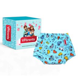 VParents Padded Underwear for Babies and Toddlers with 3 Layers of Cotton Padding Potty Training  Pull Up & Diaper-Free Time (1 - 2 years Boat) (Print may vary)-14