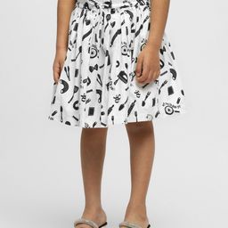 Somersault Kitchen Theme Printed Skirt - Off White-image-72