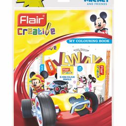 Flair Disney Mickey Mouse Kit 100 My Coloring Book - Yellow-picture-22