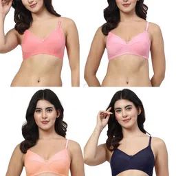 LILY Solid Full Coverage Non Padded Non-Wired Bra image 2