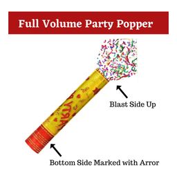 Expelite Party Popper With Birthday Badge Combo Pack of 2 - Multicolor image 2