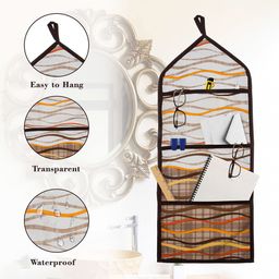 Kuber Industries Cream-Coloured Set of 2 Regular Multi-Utility Organisers image 4