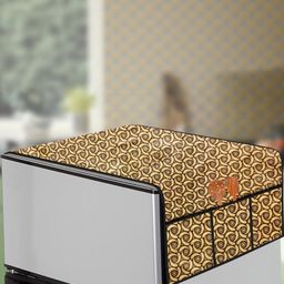 The Furnishing Tree Yellow Printed Refrigerator Cover-picture-9