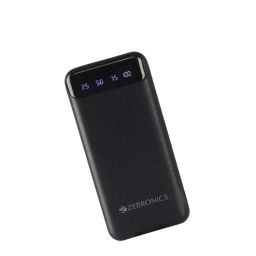 Zebronics Power Bank 10000 mAh Li-Ion 10 W Black, ZEB-MB10000S4-20