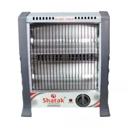 Shatak 800 W Black & Grey Quartz Room Heater 2 Rod Blaze-image-33