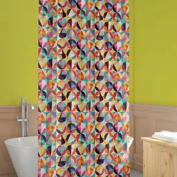 ArtzFolio Red & Blue Printed Waterproof Shower Curtains-image-96