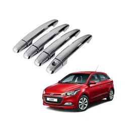 Auto Pearl Chrome Door Handle Latch Cover for i20 Elite (Set of 4)-picture-18