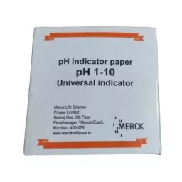 Merck 1 - 10 Range Universal pH Indicator Paper, 1.09526.0050-9