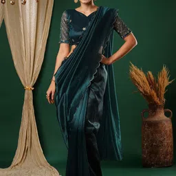 DIVASTRI Embroidered Net Saree-picture-14
