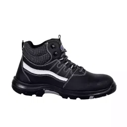 Allen Cooper Steel Toe Safety Shoes High Ankle PU Sole Size 7 UK/India Black, AC-1426-image-13