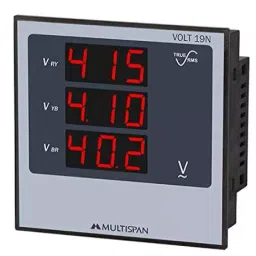 Multispan EN-19N 230VAC Earth to Neutral Voltage Relay 96 X 96 X 52 mm-11