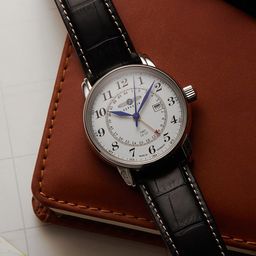 ZEPPELIN Men Leather Straps Analogue Watch 76421-image-0